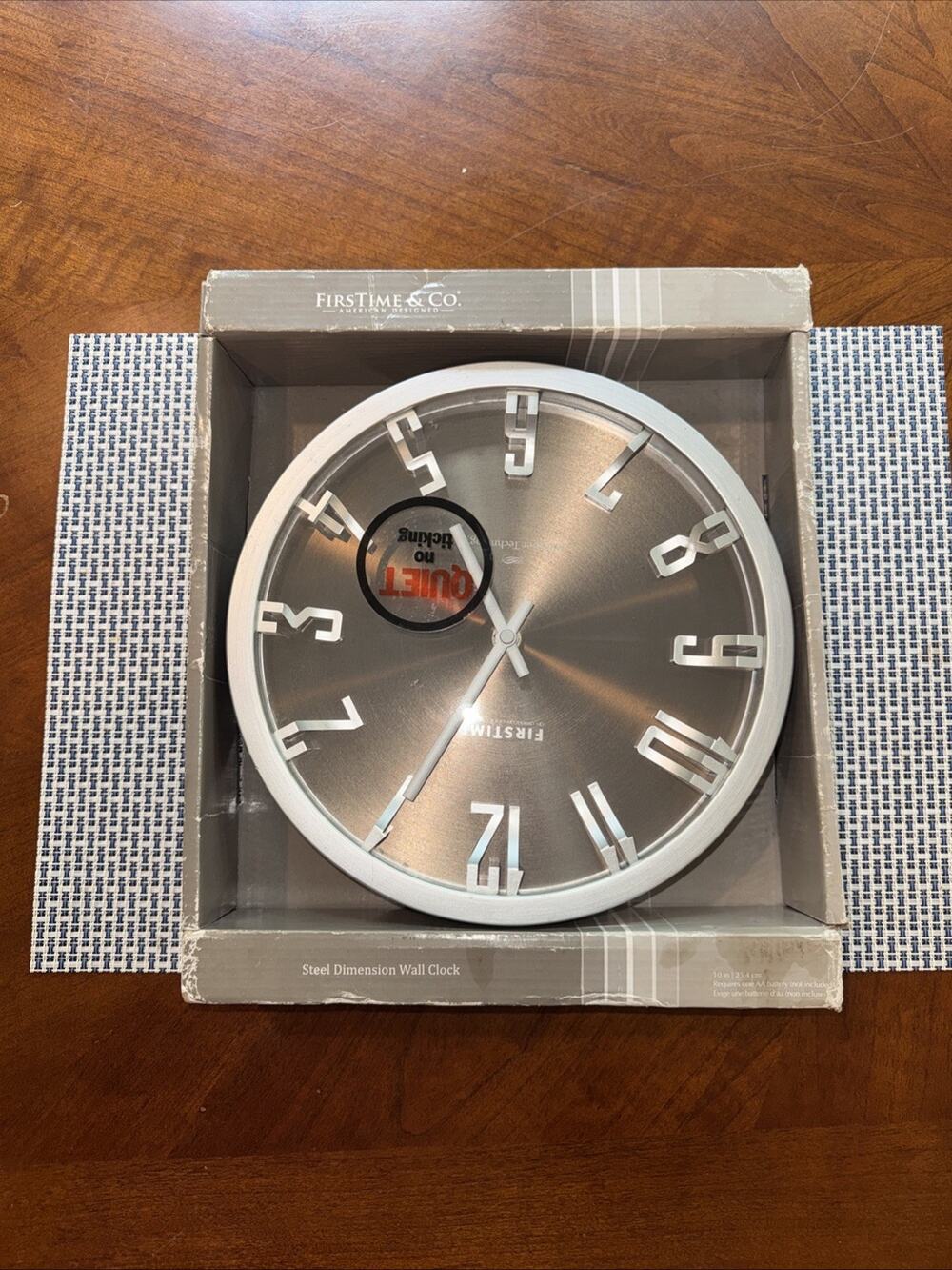 Firstime Stainless Steel wall clock